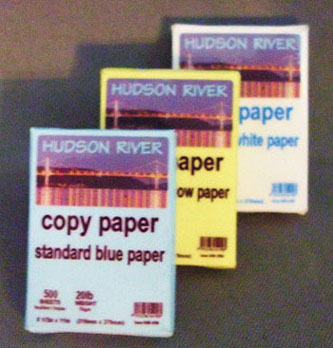 Dollhouse Miniature Copy Paper-Blue set of 3